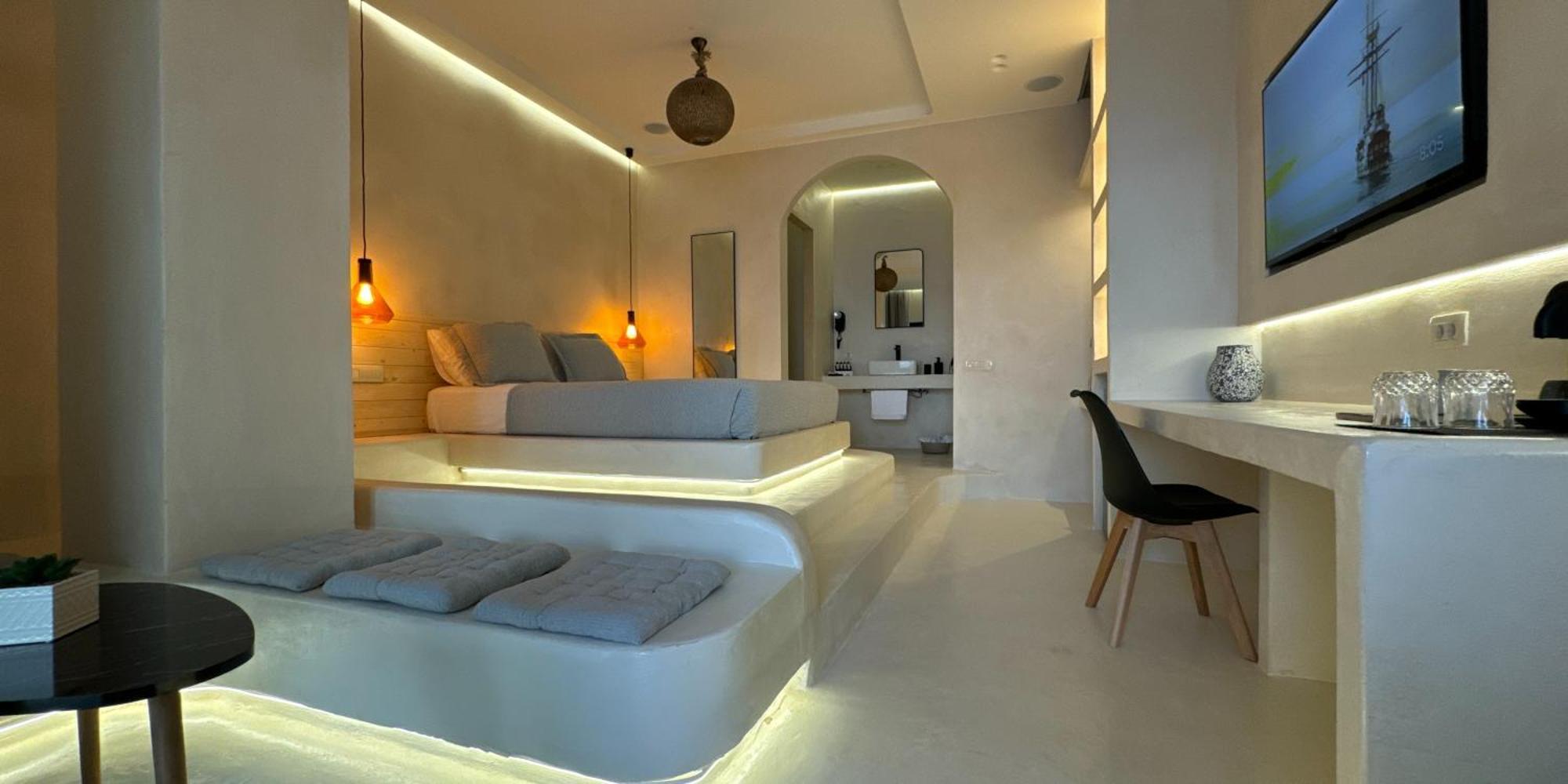 Salida Del Sol Santorini Aparthotel Éxo Goniá